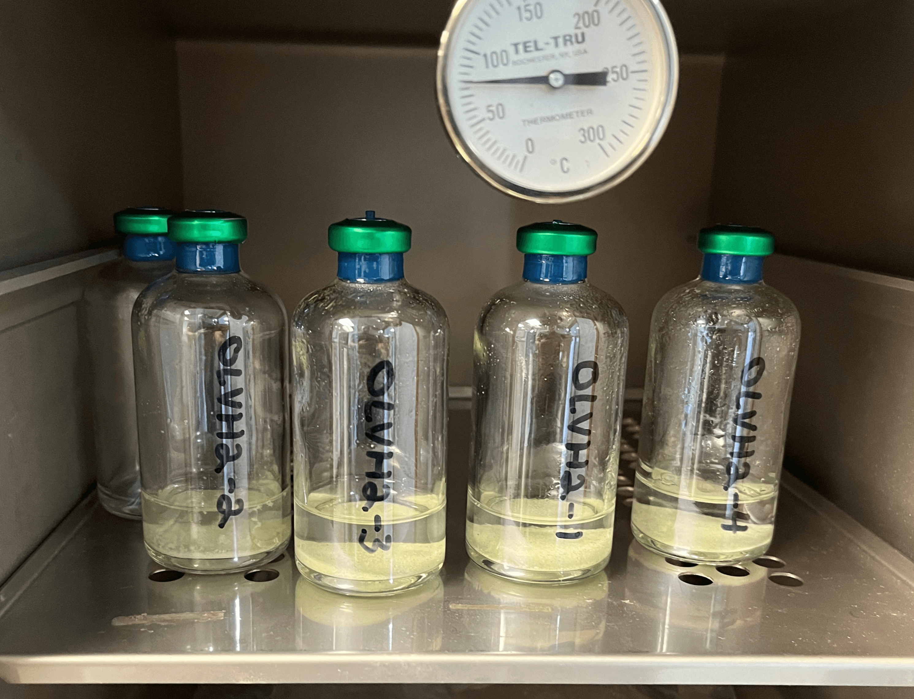 Researchers are studying chemical catalysts that can produce hydrogen gas from iron-rich rocks. Credit: Toti Larson / UT Austin.